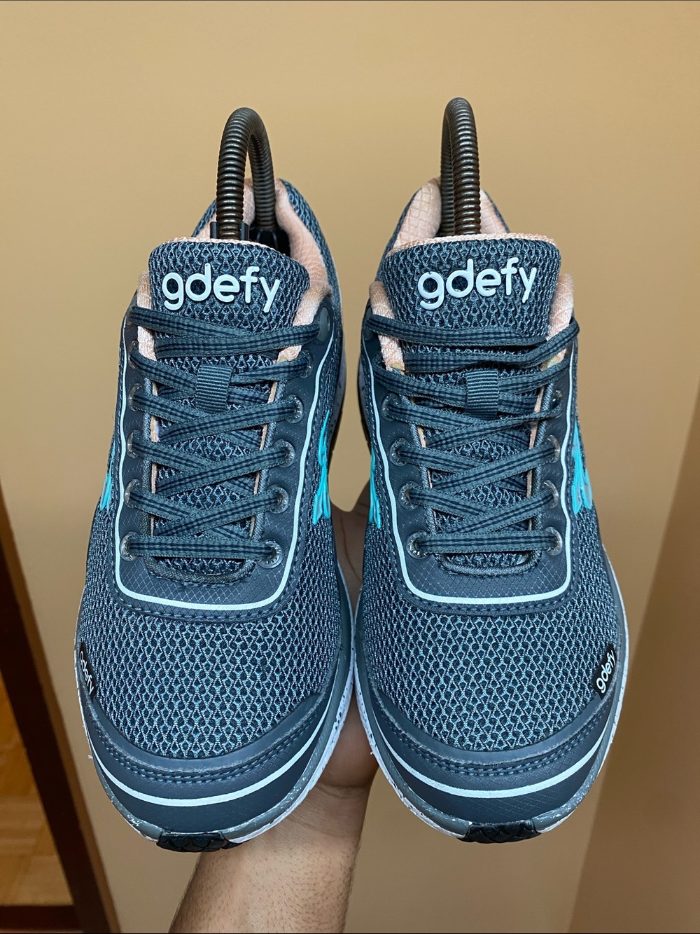 Gravity Defyer G-Defy Mighty Walk Women's Walking Sneakers “Gray Salmon” Size 7 - Picture 12 of 17